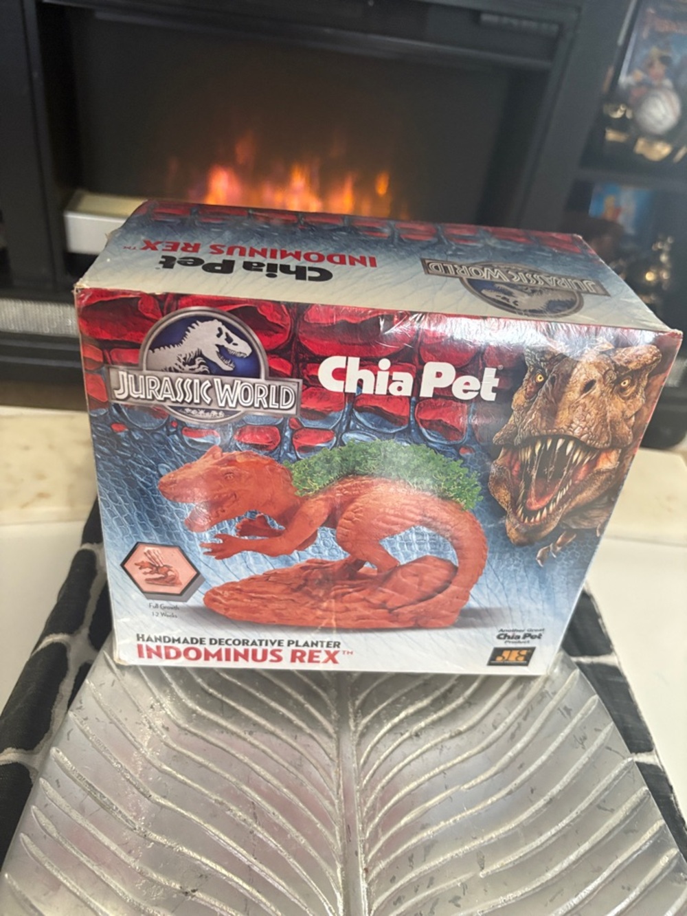 Jurassic World Chia Pet Indominus Rex - Orange & Green